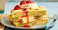 Sheet Pan Strawberry and Cream Pancakes: A Convenient Brunch Delight